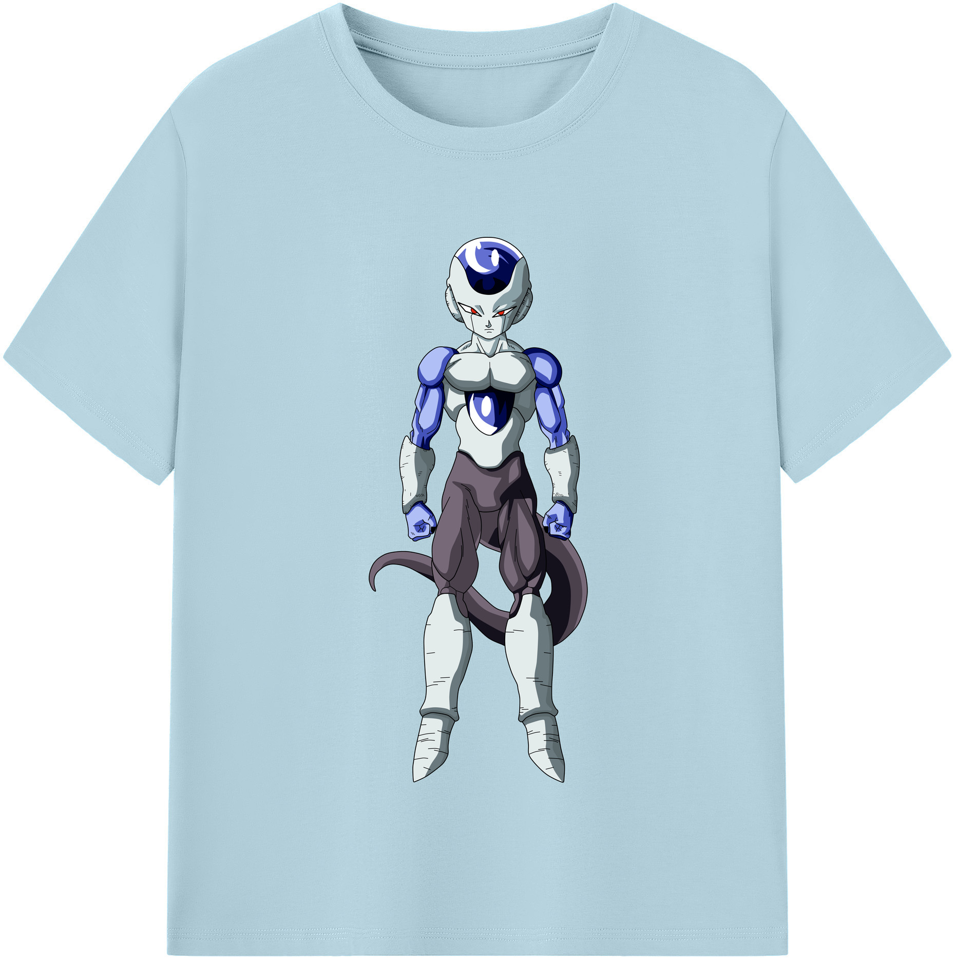 （画像用） ドラゴンボール フリーザ DRAGON BALL Frieza 綿100％半袖Tシャツ（フロントプリント）